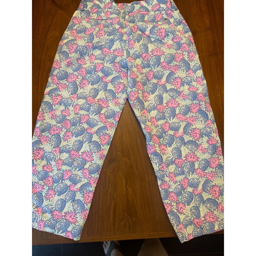 🍍 Vineyard Vines Women’s Pineapple Pants – Size 8